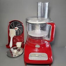 Wolfgang Puck Bistro Collection Food Processor BFPR0015 Tested W/ Blades Red