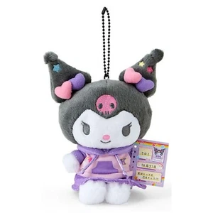 Sanrio Original Kuromi Mascot 5 Inch Plush Keychain NEW - Picture 1 of 2