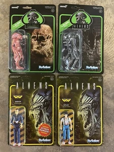 Super 7 Reaction Alien 4pc Bundle - Foto 1 di 1