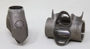 NUEVO DE LOTE ANTIGUO JUEGO DE OREJETAS FUNDIDAS COPPI CORONA 1" SOPORTE INFERIOR CARCASA ITA NIVACROM DE COLECCIÓN - Imagen 1 de 11