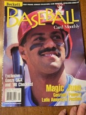 Beckett Baseball Card Monthly #162 September 1998 Magic Juan Gonzalez Rangers VG