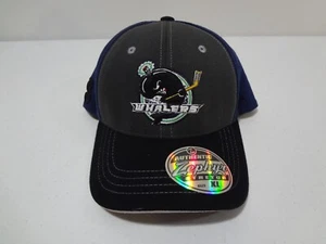 Vintage OHL Plymouth Whalers LOGO Stretch Fit L/XL Hat Zephyr NEW NWT - Picture 1 of 5
