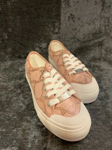 Trainers Womens Kiki Snake 05 Pink 1067 Faith UK 6 NEW (C1) - Picture 1 of 12