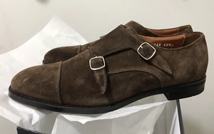 Doucal's Italian luxury Double Monk beautiful Shoes 43.5/9.5UK/10.5US NIB $695 - Picture 1 of 8