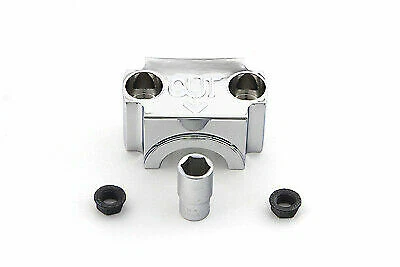 Tapa deslizante de horquilla cromada para Harley Davidson de V-Twin Foto 1 de 2