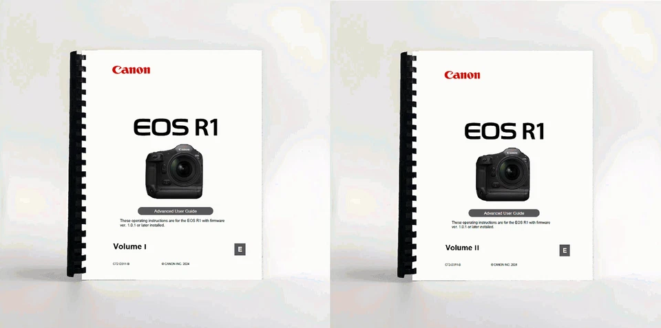 Advanced User Guide Manual for Canon EOS R1 - Image 1 of 1