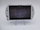 Psp Go Console System Pearl White Psp-n1001 4gb Memory Card With Charger Tested