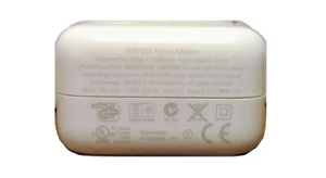 Apple 10W A1357 5.1V 2.1A White Power Adapter - Genuine OEM - Picture 1 of 2