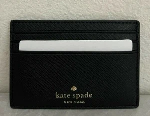 Neu mit Etikett Kate Spade Greta Court Glitzer Graham Kartenetui WLRU5200 schwarz - Bild 1 von 4