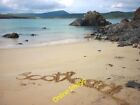 Photo 6x4 A statement of the obvious, Balnakeil Beach? When we returned t c2013