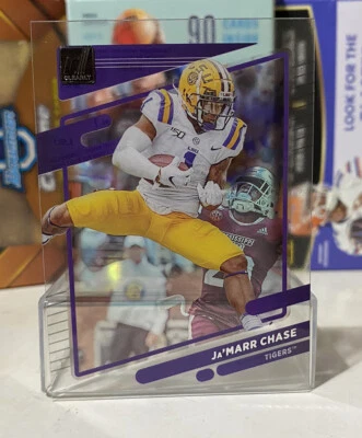 2023 Chronicles Draft Picks JaMarr Chase Donruss Clearly #7 LSU - Image 1 of 2