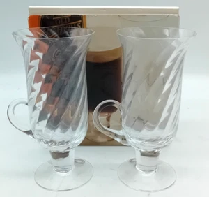 TWO IRISH COFFEE GLASSES (GLASS CUPS) - Dartington - In Original Box - Picture 1 of 3