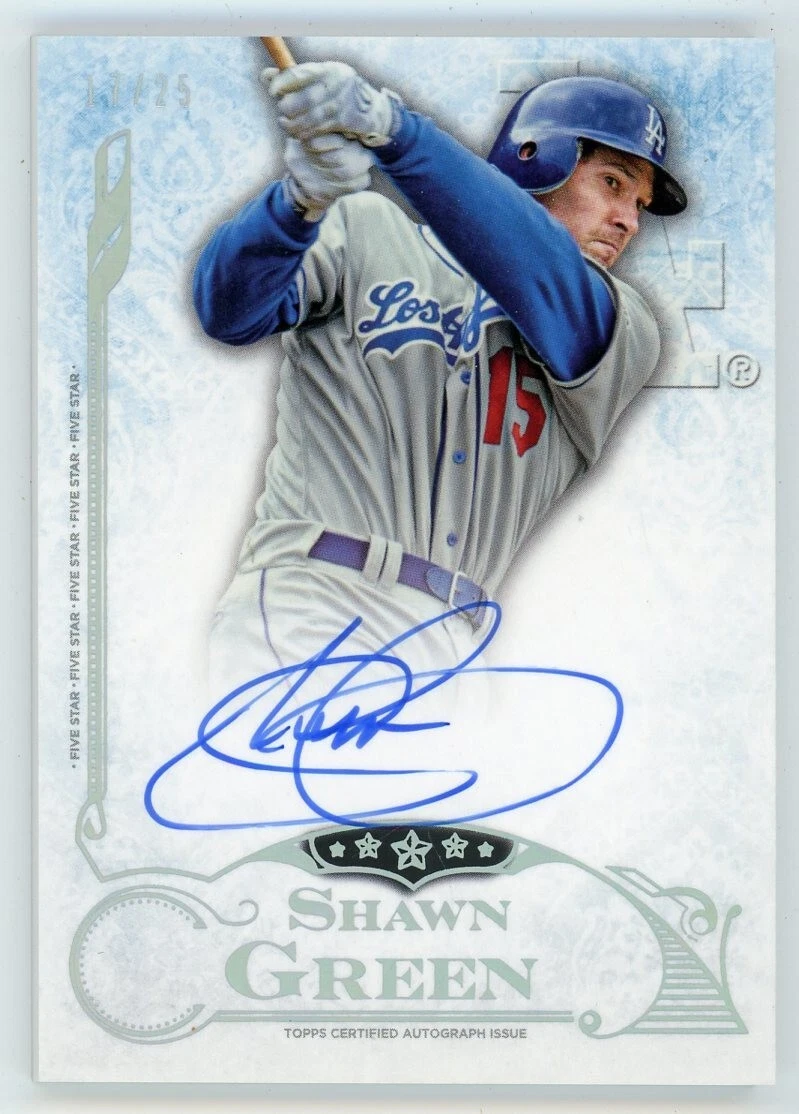 Shawn Green Serial Numbered Baseball Trading Cards & Accessories