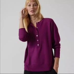Sudadera Athleta Balance Henley, púrpura TALLA S #985543 W0114H‎ - Imagen 1 de 7