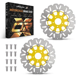 Pair Motorcycle Brake Disc 299mm for Harley-Davidson Road Glide FLTRX 2008-2019 - Picture 1 of 14