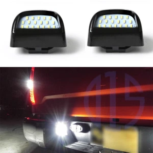 Brillante blanco LED etiqueta matrícula de luz de la placa de montaje para 1999-2013 Silverado Sierra - Imagen 1 de 3