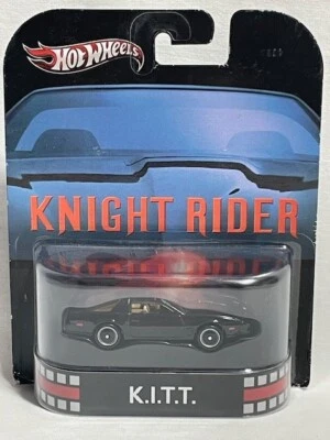 2012 Hot Wheels Retro Entertainment KITT Knight Rider Black 1/64 NIB - Image 1 of 3