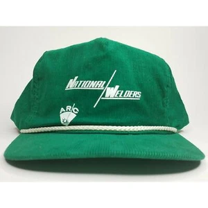 Vintage National Welders ARC Made in USA AmeriCap Corduroy Snapback Hat Cap - Picture 1 of 8