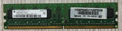 RAM DIMM DDR2 Lenovo 512MB 533Mhz PC4200 FRU 30R5121 HY64T6400HU-3.7-A - Immagine 1 di 2