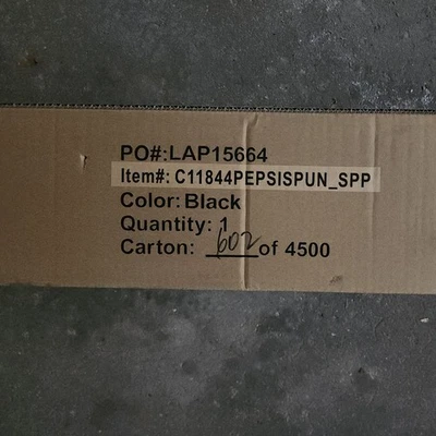 Paraguas grande 11' negro con dosel C11844 SODA Pepsi para uso en exteriores lona SIN USAR Foto 1 de 3