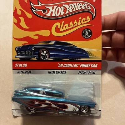 Coche divertido Cadillac serie 59 Hot Wheels Classic Foto 1 de 4