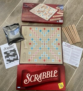 Vintage 2001 EUC Scrabble Crossword Game Classic Edition by Hasbro Complete - Picture 1 of 2