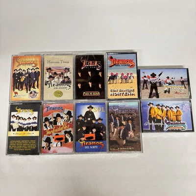 Los Tiranos del Norte 10 Cassette Lot Cumbia Nortena Instant Collection New - Image 1 of 3