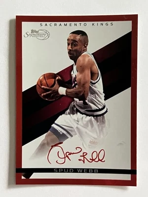 2008-09 Topps Signature Red Spud  Webb Fascimile /869 Kings - Image 1 of 2
