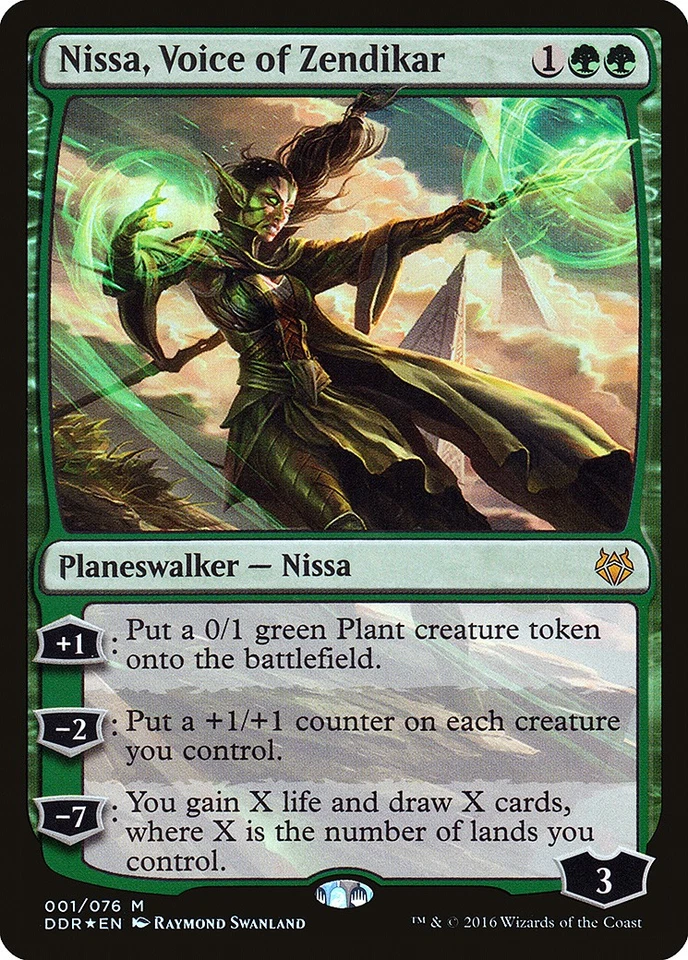 Nissa, Voice of Zendikar FOIL Nissa vs. Ob Nixilis NM CARD ABUGames - Image 1 of 1
