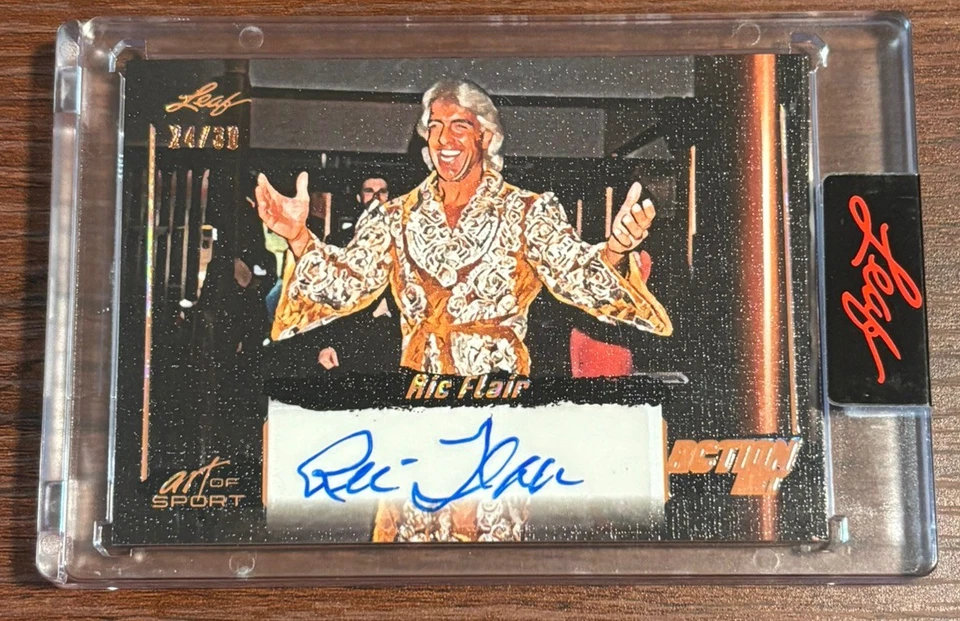 Ric Flair Leaf 动作艺术亲笔签名 /30!!! — 第 1/3 张图片
