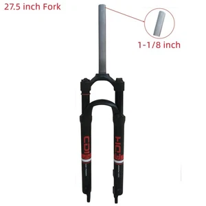 CDH 27.5" Suspension Fork 28.6mm Straight Tube Manual Lockout Bicycle Front Fork - Picture 1 of 8