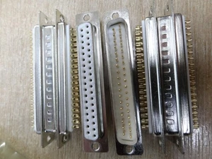 3 pairs of 37 way D plugs & sockets TD37MB & TD37FB connectors - Picture 1 of 4