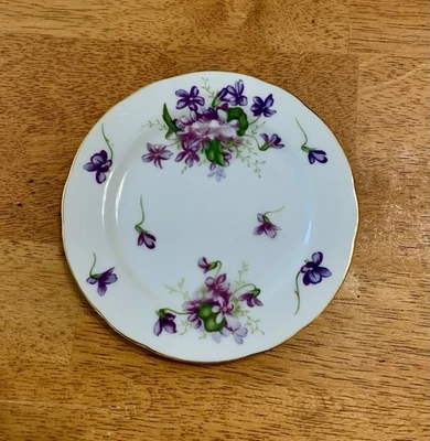 Rossetti Spring Violets Bread/Butter Plate 6"  Made In Japan - Image 1 of 4