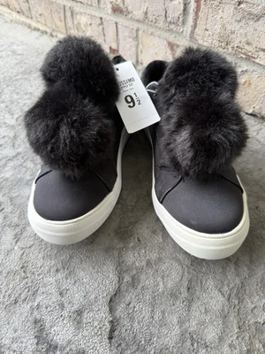 Tenis negros Pom Pom para mujer Mossino Supply Abbie zapatos nuevos con etiquetas 9,5 Foto 1 de 4