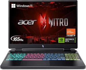 Nueva Laptop Acer Nitro 16'' WQXGA 165Hz IPS Ryzen 9 7940HS 16GB 1TB RTX 4070 RGB - Imagen 1 de 9