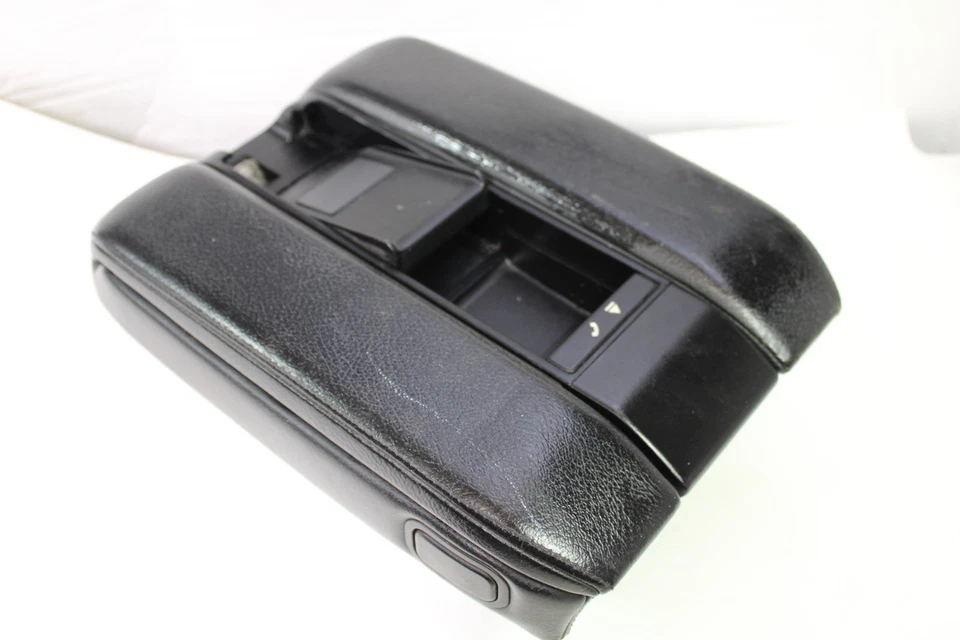 1997-2001 BMW E38 740iL 750iL Leather Center Console Armrest Storage Trays BLACK - Imagem 1 de 4