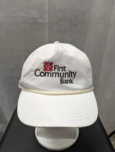 Vintage First Community Bank Sansun Snapback Hat - Picture 1 of 11