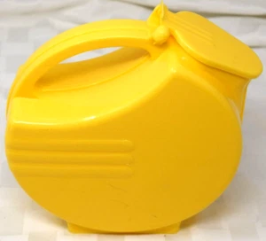 Jarra de plástico amarillo vintage art deco burrita burroughs - Imagen 1 de 7