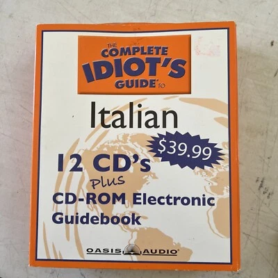 The Complete Idiots Guide to Italian 12 CDs & CD ROM Guideline - Image 1 of 4