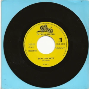 GLORIA ESTEFAN SEAL OUR FATE SPAIN PROMO SINGLE FROM 1991, MINT - Picture 1 of 1