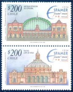 Spain Joint Issue 1996 Chile - Spain Espamer 96 - Picture 1 of 1