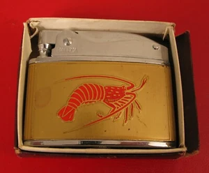 VINTAGE RED LOBSTER VIP CIGARETTE LIGHTER SEA 'N SURF RESTAURANT FRAMINGHAM MASS - Picture 1 of 2