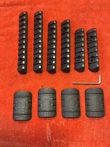 Polymer Pica-tinny Rails With Rubber Grips. - Picture 1 of 4
