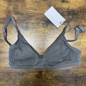 Negative Underwear Women Wireless Sieve Non-Wire Bra Size 1 In Graphite MSRP $70 - Picture 1 of 4