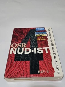 Vtg QSR Nudist 4 Software For Qualitative Data Analysis Rev 4 PC/Windows 1997 - Picture 1 of 13