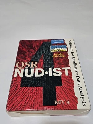 Vtg QSR Nudist 4 Software For Qualitative Data Analysis Rev 4 PC/Windows 1997 - Image 1 of 4