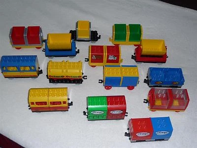 LEGO DUPLO EISENBAHN - ANHÄNGER zum aussuchen - Container / Kipplore / Waggon  - Bild 1 von 2