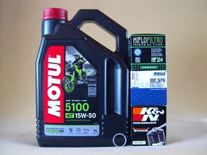 Motul 5100 15W50 Öl + Ölfilter TRIUMPH 865 Bonneville Scrambler Thruxton ab 2007 - Bild 1 von 6