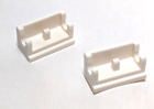 Lego - Lot of 2 - White, Hinge Brick 1 x 2 Base