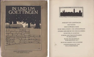 In und um Goettingen. Zehn Federzeichnungen von Anna Fehler (um 1900) - Bild 1 von 2